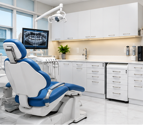 Custom dental cabinetry for clinics from ISSC Odont