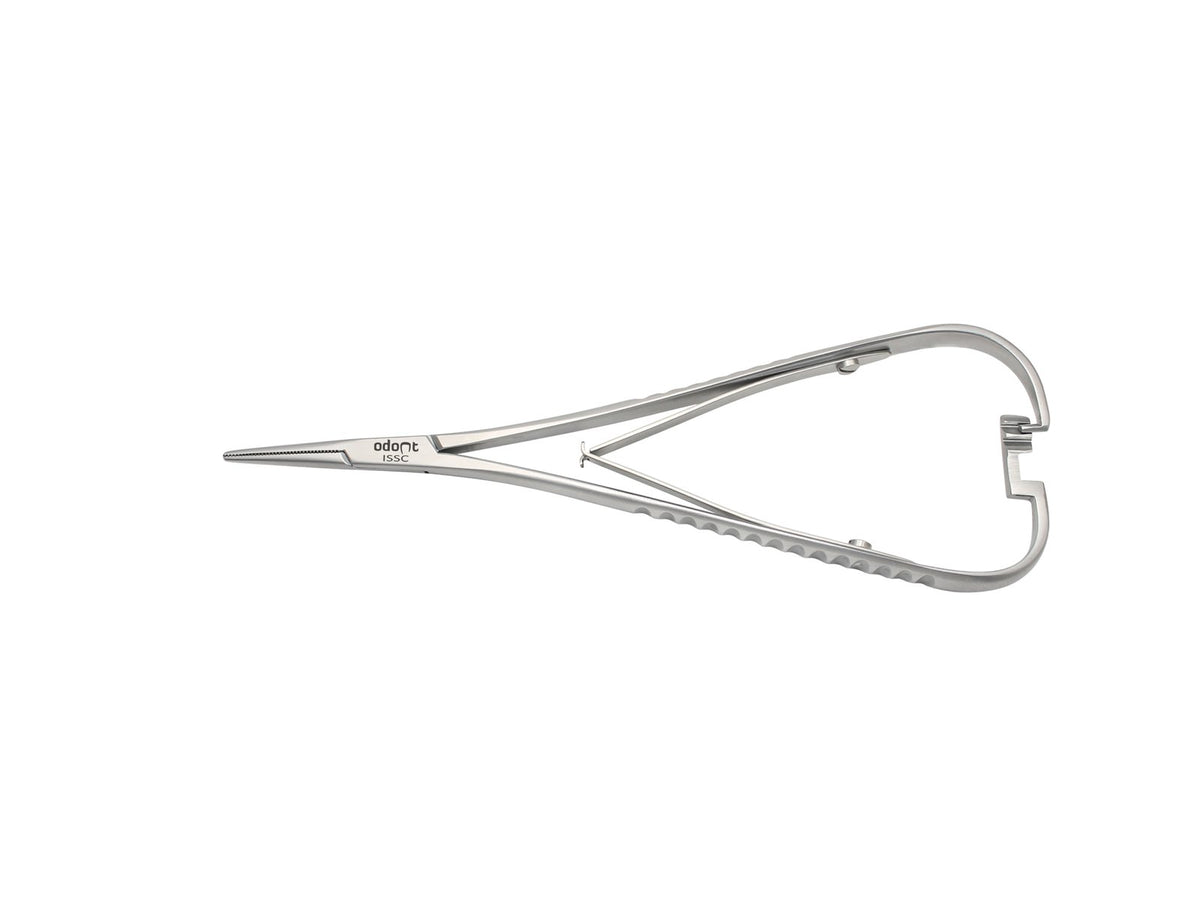 Mathieu needle holder with standard tip and double spring