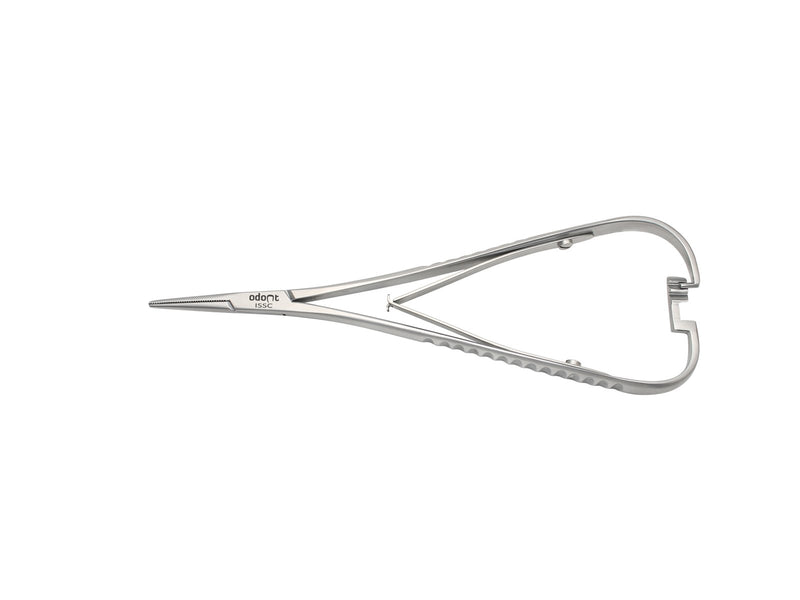 Mathieu needle holder with standard tip and double spring