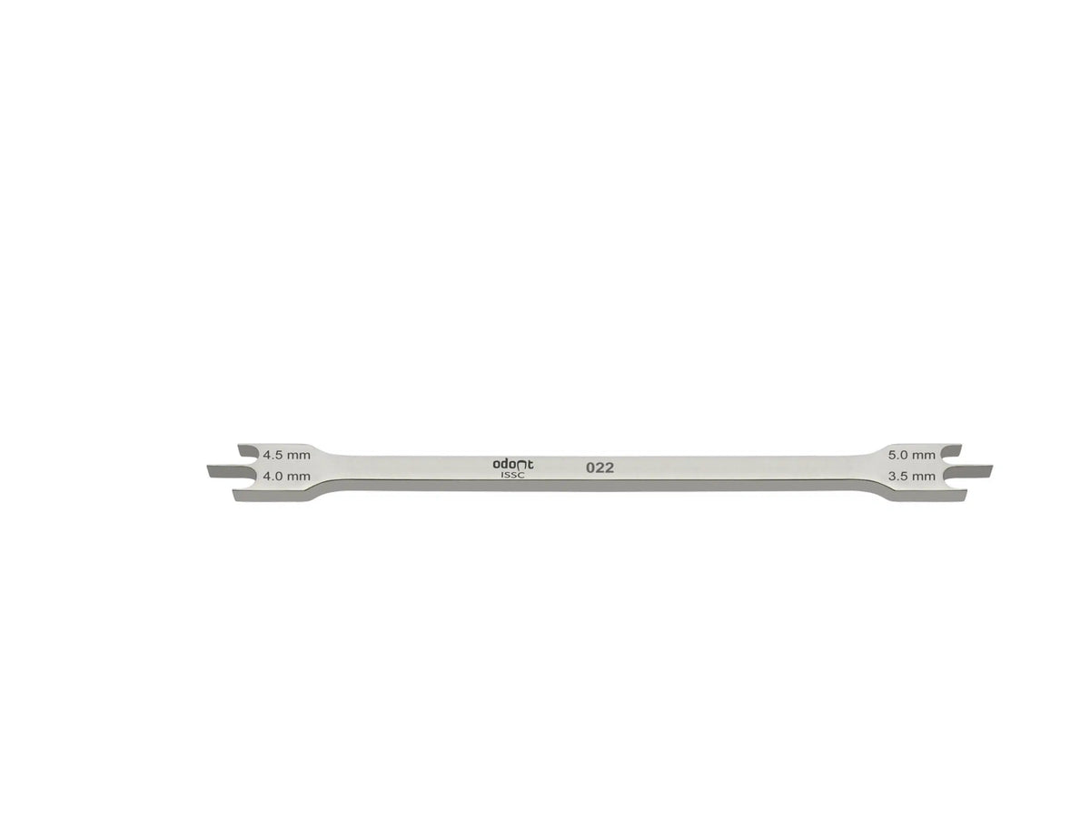 Stainless steel height gauge for orthodontic bracket placement