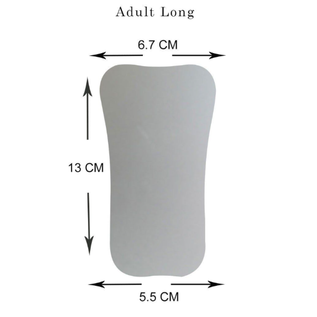 Double-sided stainless steel photographic mirrors (view 2)