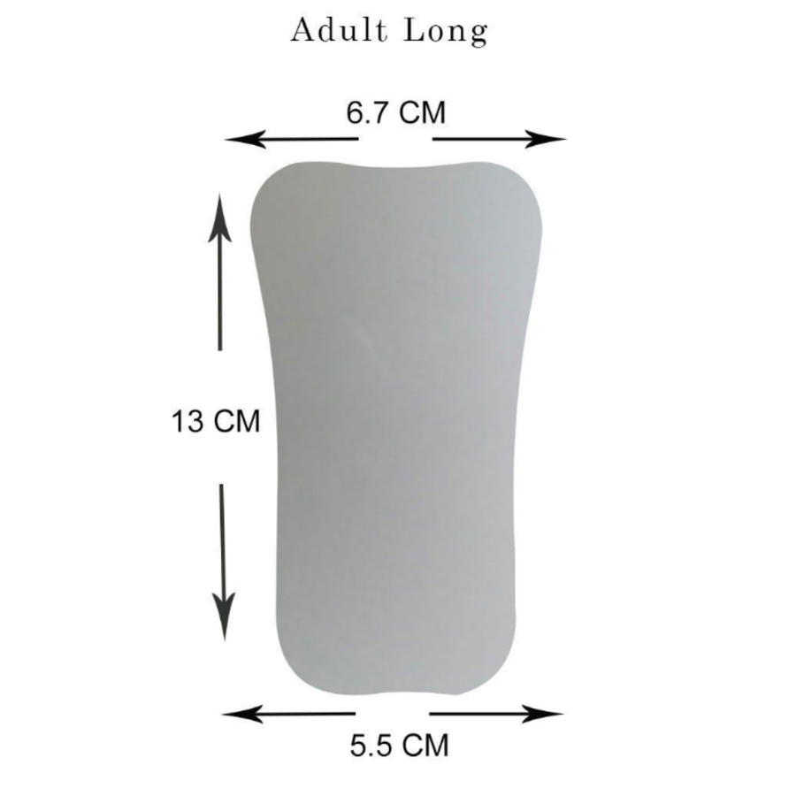 Double-sided stainless steel photographic mirrors (view 2)