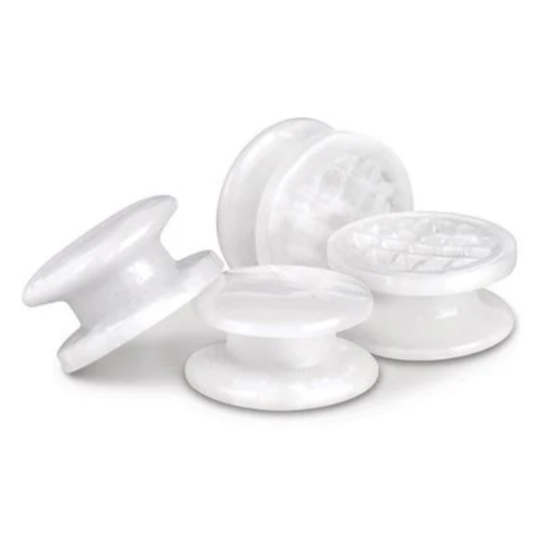 Ceramic lingual buttons, orthodontic supplies by ISSC Odont