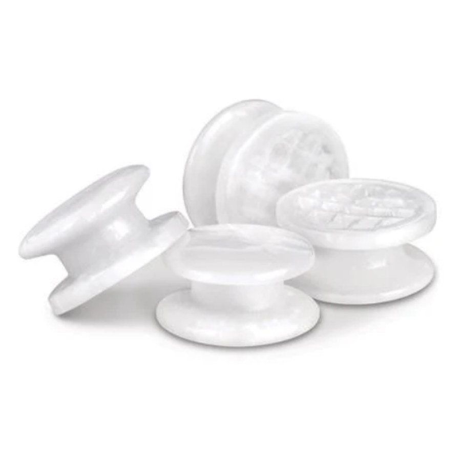 Ceramic lingual buttons, orthodontic supplies by ISSC Odont