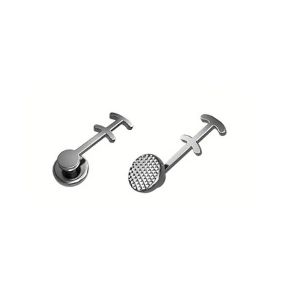 Lingual button with multi-hook, orthodontic supplies by ISSC Odont
