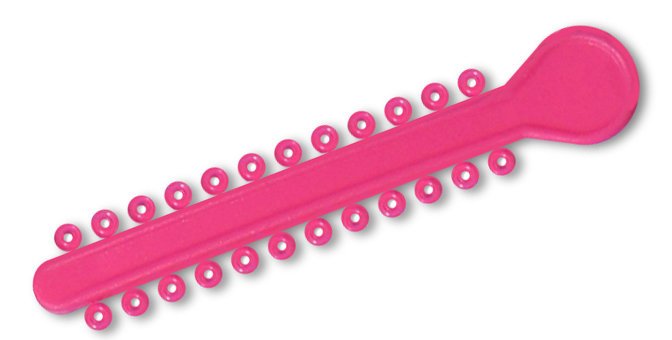 Watermelon elastic ligature ties for braces