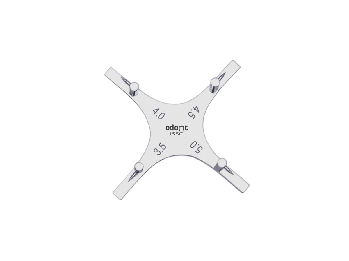 Stainless steel Boone gauge, orthodontic instrument by ISSC Odont