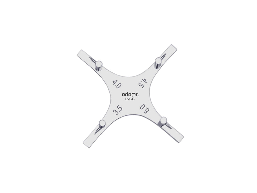 Stainless steel Boone gauge, orthodontic instrument by ISSC Odont