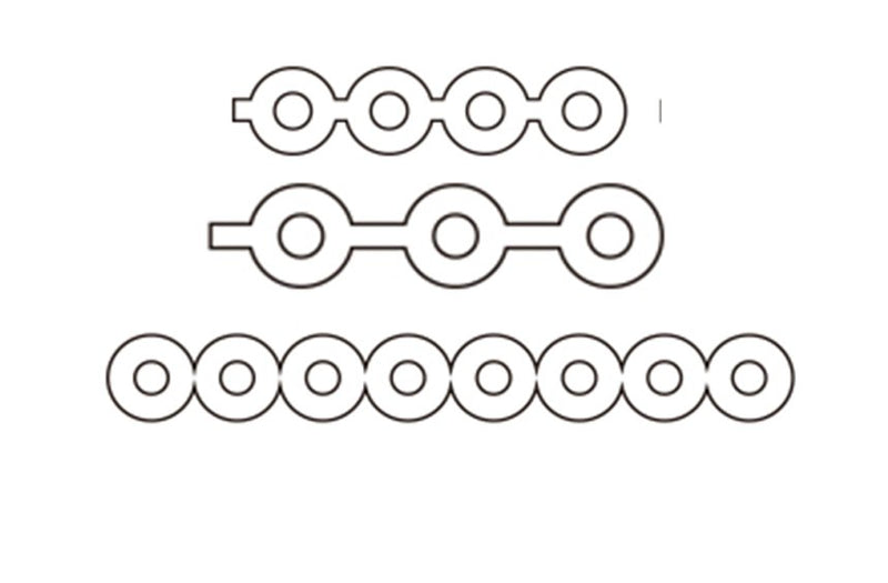 Orthodontic elastomeric chain by ISSC Odont