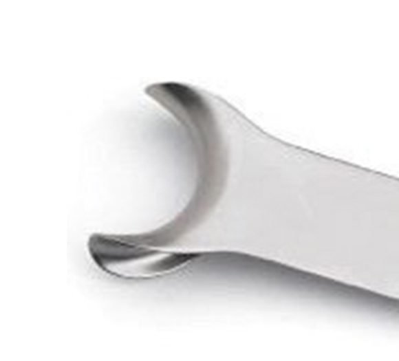 Stainless steel cheek retractor (view 2) by ISSC Odont