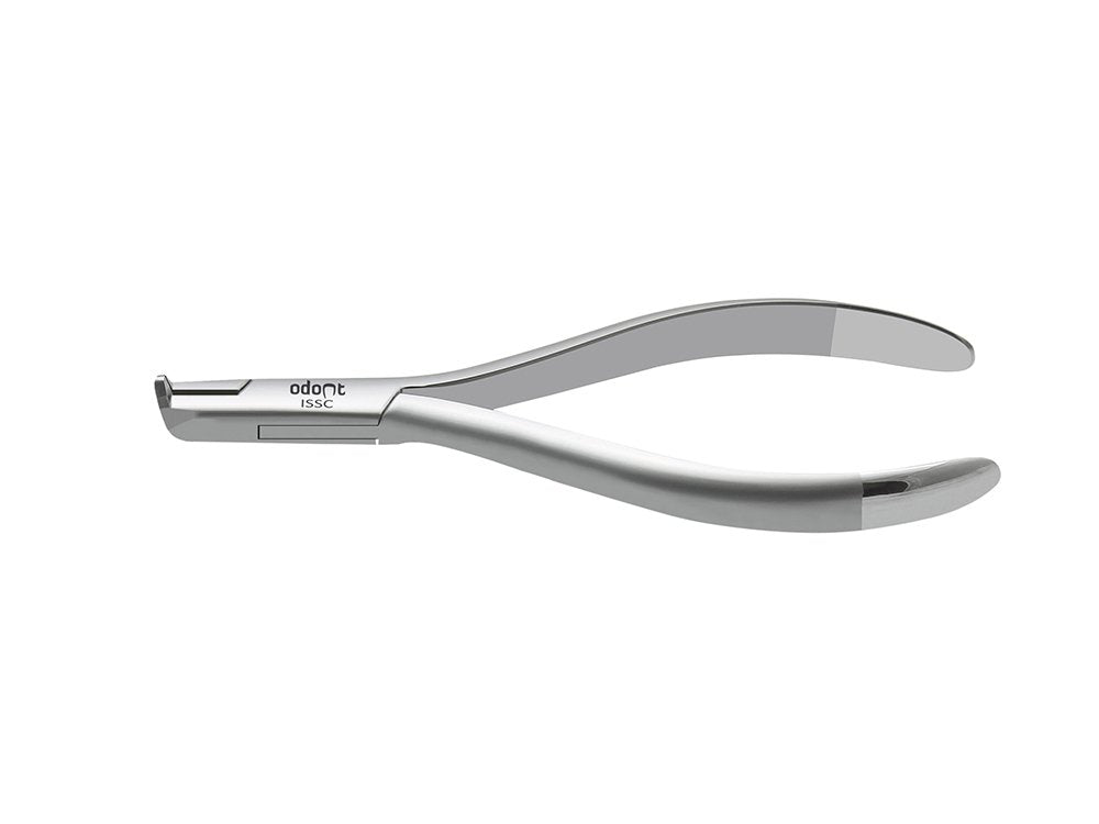 Distal end cutter with safety hold, orthodontic instrument by ISSC Odont